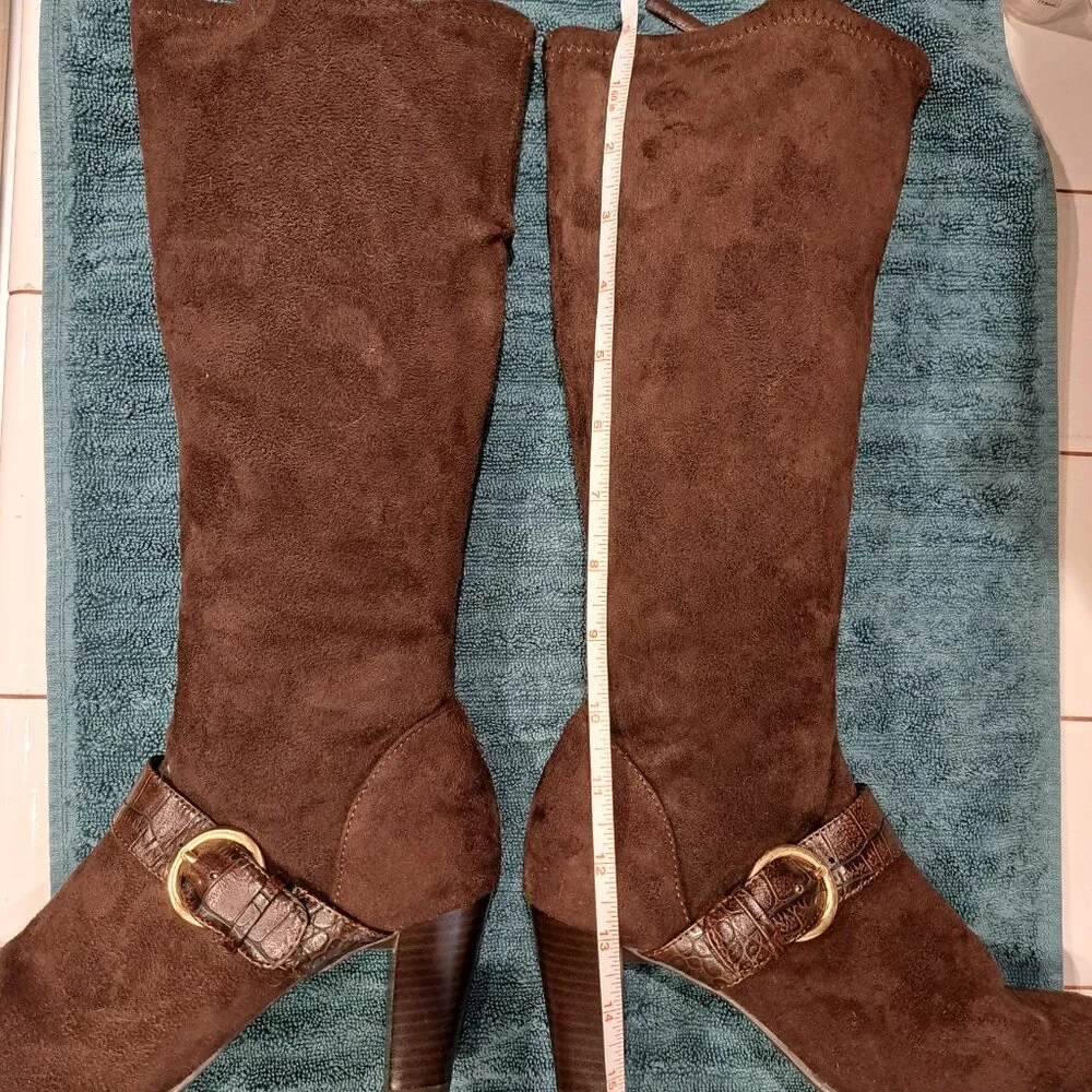 Faux Suede Boots - Picture 11 of 14
